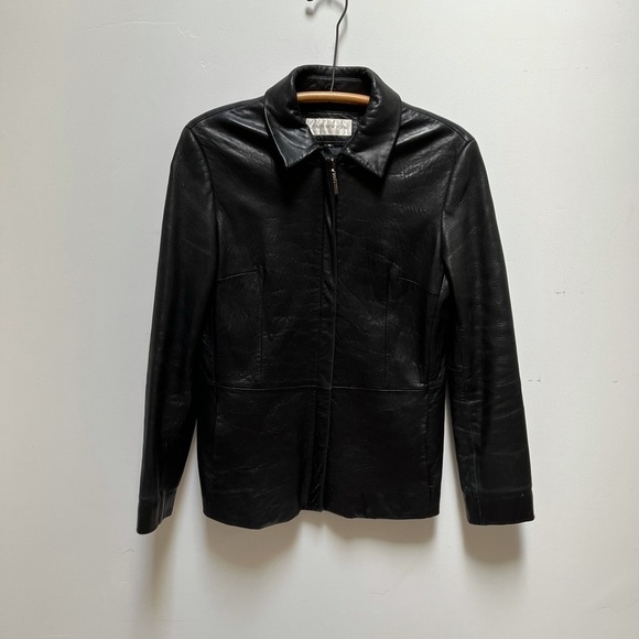 Jones New York Leather Jacket - Picture 1 of 13